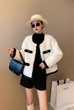 冬季小香风皮毛外套，其它，1.2.3.4