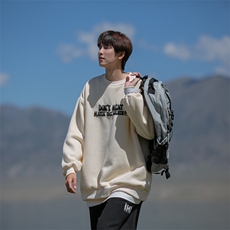 B225-A6374-P46-X58-发泡-材质-65%棉35%聚酯纤维-套头男士卫衣，男装卫衣，电商B225
