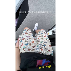 数据新款夏威夷民族风短裤男女抽绳夏季潮牌运动裤子DK2526P25，男装牛仔裤，电商A128