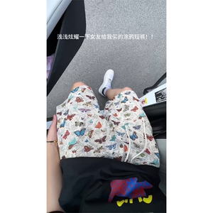 数据新款夏威夷民族风短裤男女抽绳夏季潮牌运动裤子DK2526 P25图片