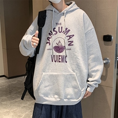 秋季新款卫衣男生潮ins连帽宽松潮流百搭慵懒港风嘻哈W1803-P32，男装卫衣，星座512-4