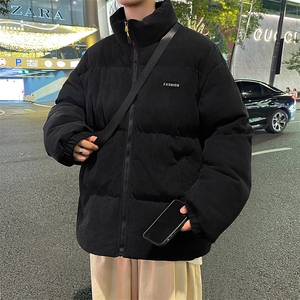 2023男冬季新款灯芯绒保暖棉衣防风宽松加厚大码棉服外套BYM09P85图片