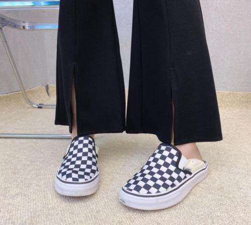 春季新款前开叉裤子，女装，变色鸟(4F)