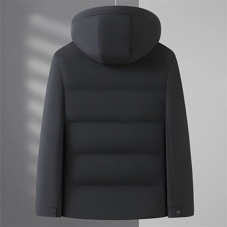 羽绒服男冬季新款休闲保暖白灰鸭绒外套中年男士爸爸冬装加厚上衣,男装羽绒服,电商B212（原钱塘6029）