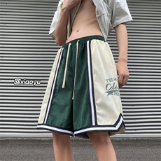 XZ616夏季新款自制刺绣拼接五分裤休闲运动短裤TY322P45控58，男装休闲裤，星座512A（原616）