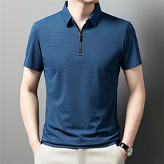 2026夏季休闲时尚Polo衫男短袖夏季青年百搭T恤男上衣QP1815-P50，男装T恤，星座1105-3
