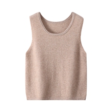 新款百搭十二针背心，童装马夹/背心，联起羊绒