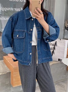 9930款日系少女时代系列牛仔外套图片