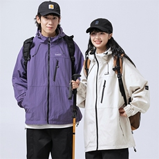 秋季高品质中性风潮流冲锋衣时尚简外套夹克CYJK9267P-75控价129，男装夹克，电商A128
