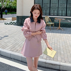 【现货】粉色小香风马甲裙+外套套装088-8811p155k218，女装套装/套裙，2C088