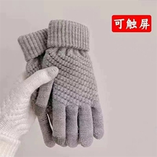 2025百搭简约秋冬保暖可触屏手套，手套，东正羊绒