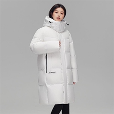 羽绒服情侣工装款2025年冬季韩版90白鸭绒时尚加厚中长羽绒外套，女装羽绒服，灵动羽绒服工厂