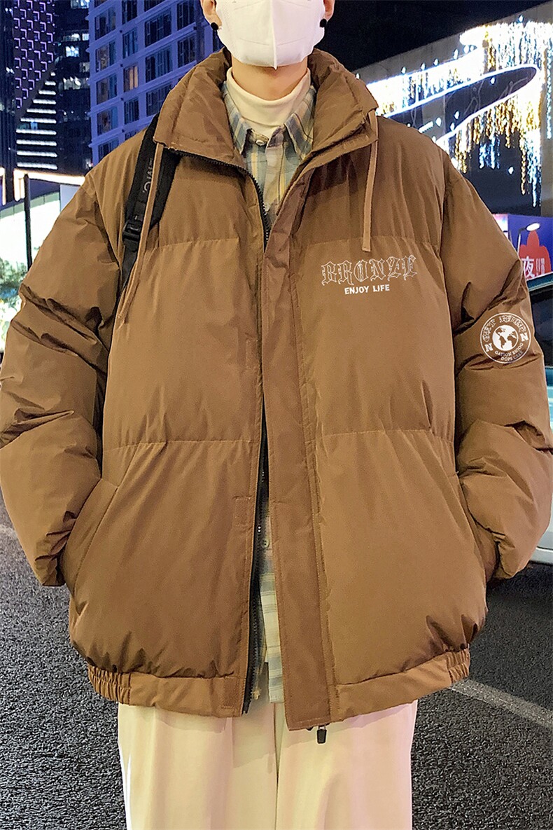 23新款冬季美式百搭翻领潮流加厚羽绒服外套YR219P195控258,男装羽绒服,电商A247