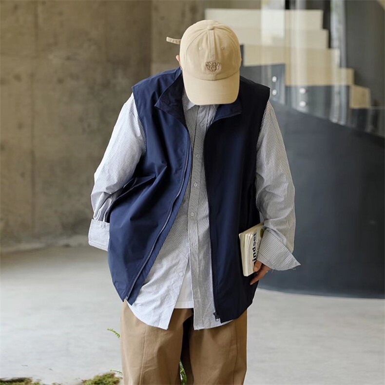 马甲男双层百搭韩版潮流2023新款ins上衣高街帅气外套W2487-P36,男装背心/马甲,星座412-2