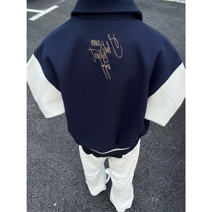 网图有货 重工刺绣呢料夹克男美式飞行员棒球服外套女 A877-P72图片