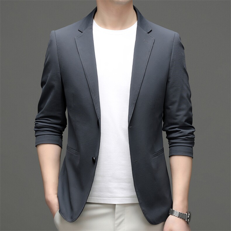 M5555-1钱塘2020-3春夏新款男士商务休闲西服简约修身外套P135,男装西服,钱塘207-3