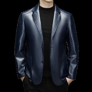 BF22665钱塘2020-2中青年男士秋冬季厚款加绒时尚休闲夹克P132图片
