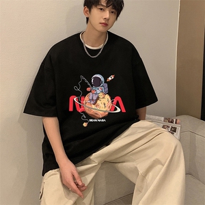麂皮绒短袖t恤男大码半袖男 JD82287-P25图片