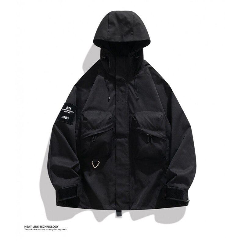 2023黑武士机能冲锋衣高街美式复古工装秋季登山服夹克JK999-P82,男装夹克,电商A021