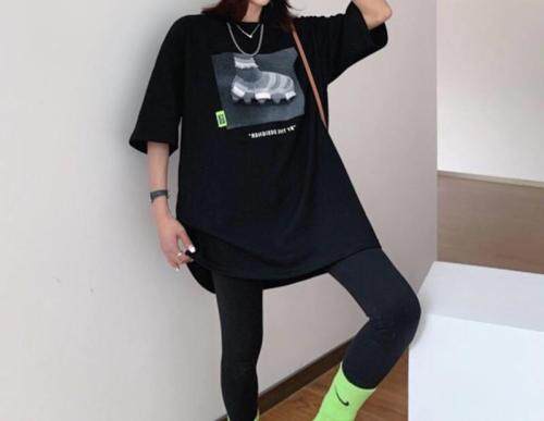 2021春季韩版鞋T，女装，曼希野