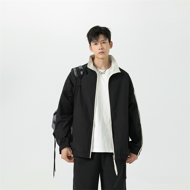 311B-1-859-P50控88秋季新款夹克外套男立领户外休闲上衣图片