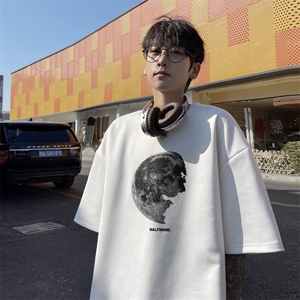 量大优 供视频 重磅麂皮绒短袖t恤男 JT532-特p19图片