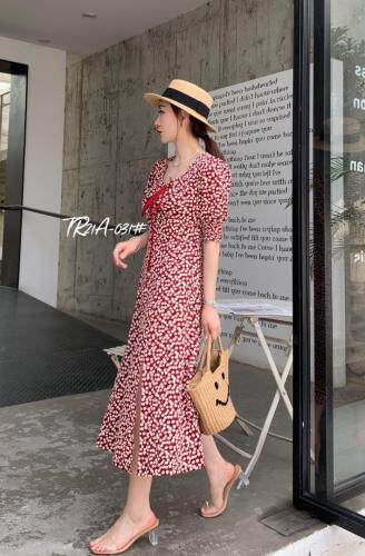 夏季新款碎花连衣裙，女装连衣裙，斯瑞威