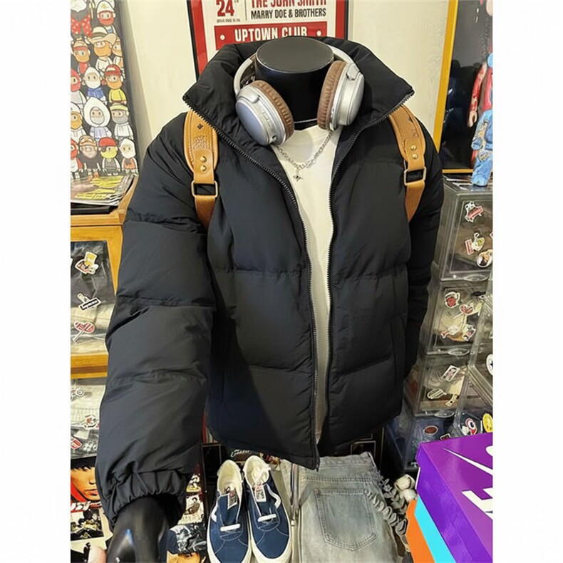 现货高品质美式高街冬季重磅三防羽绒棉衣男女加厚外套棉服冬图片