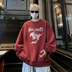 ！圆领卫衣男装港风长袖t恤男外套男WY536-特P23，男装T恤，电商B371