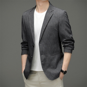 CA5515钱塘2020-2春秋新款商务休闲帅气中青年男士西服外套P142图片