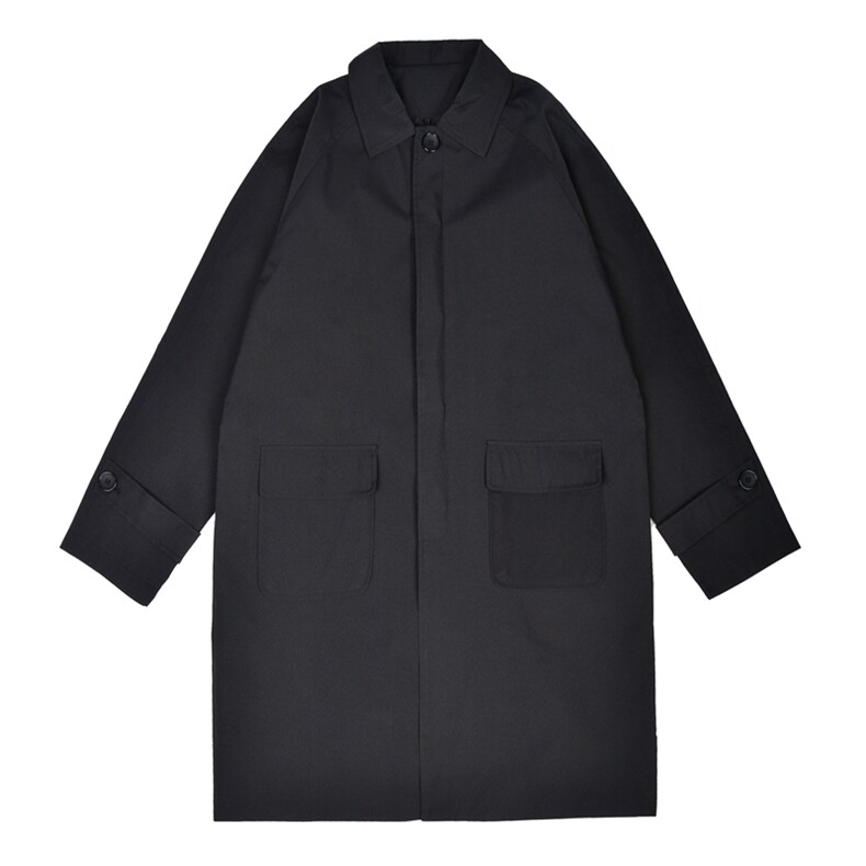 F3112/P80秋装中长款风衣男宽松男士大码外套韩版潮流上衣男控108,男装风衣,电商A141