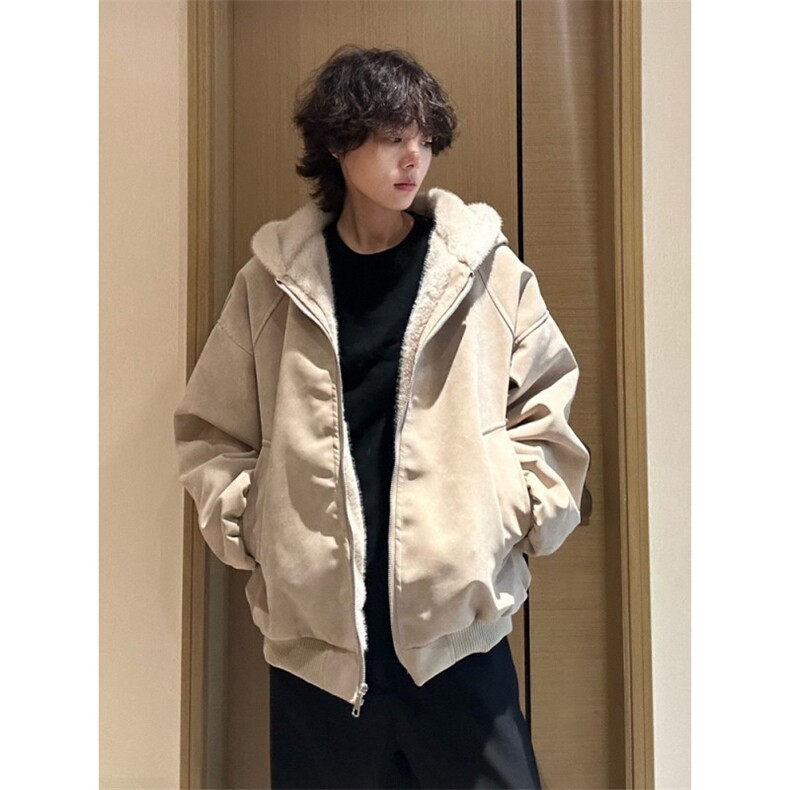 1506-1/MS60471/P90棉服男款冬季美式慵懒风连帽外套,男装棉衣,星座1506-1