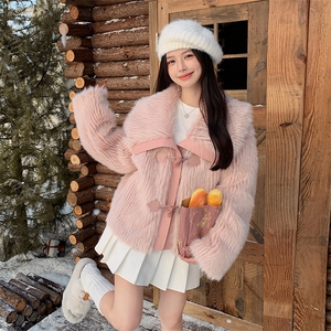 新款现货！冬装环保皮草皮毛一体外套2C133-8823-P225-K338图片