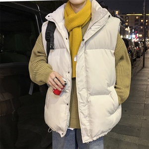冬季情侣款港风棉马甲男士加厚立领棉背心潮流外套男潮MJ103-P85图片