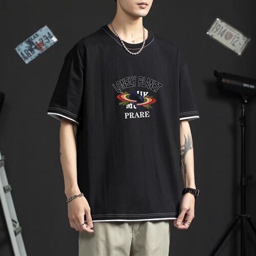 男圆领T恤宽松短袖J2229P28,男装T恤,星座1116-2