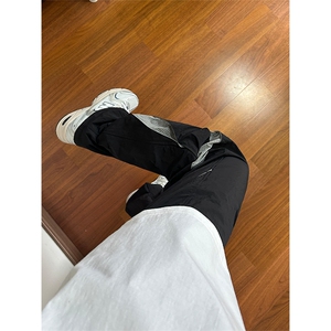 自拍图 有大货 工装裤男款夏季宽松直筒美式休闲长裤子XK308-P45图片