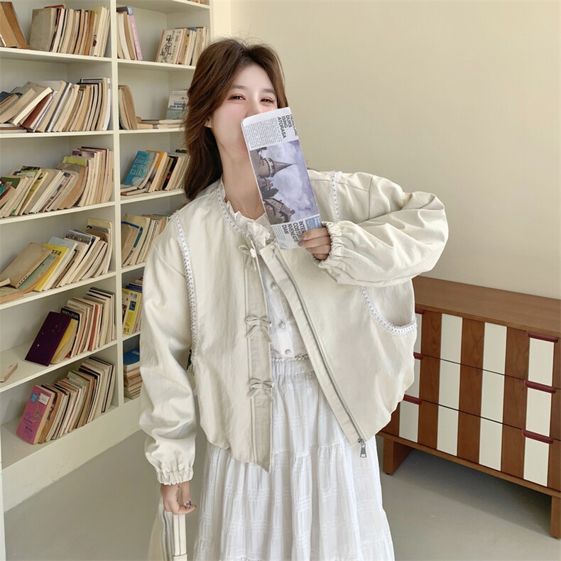 26春新款现-小香风花边休闲温柔风短外套2601-P170K278,女装短外套,2B190