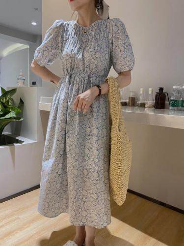 【现货】素雅小花裙，女装，驿谷