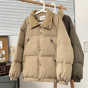 加绒加厚冬款男棉衣工装拉链口袋面包服保暖棉袄外套MY16 P85图片