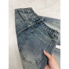 B221美式ins高街暗黑重工艺宽松直筒牛仔裤LK26628-特P48控88，男装牛仔裤，电商B221