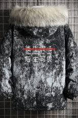 MC49028-P135日系潮衣男大码派克服男工装服外套袄网格，男装棉衣，电商A040A