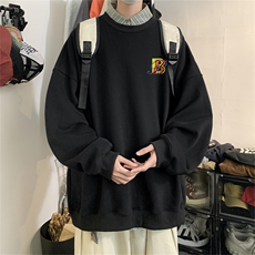 特P25控48秋冬新款男士圆领卫衣宽松休闲日常百搭上衣WQ2422，男装卫衣，电商B370