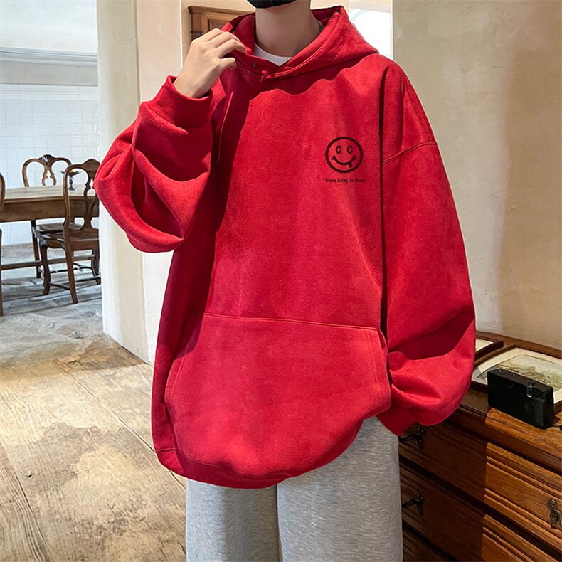 量大优可提供视频麂皮绒卫衣连帽HD019-1-LPWY4217-P40,男装卫衣,电商019-1