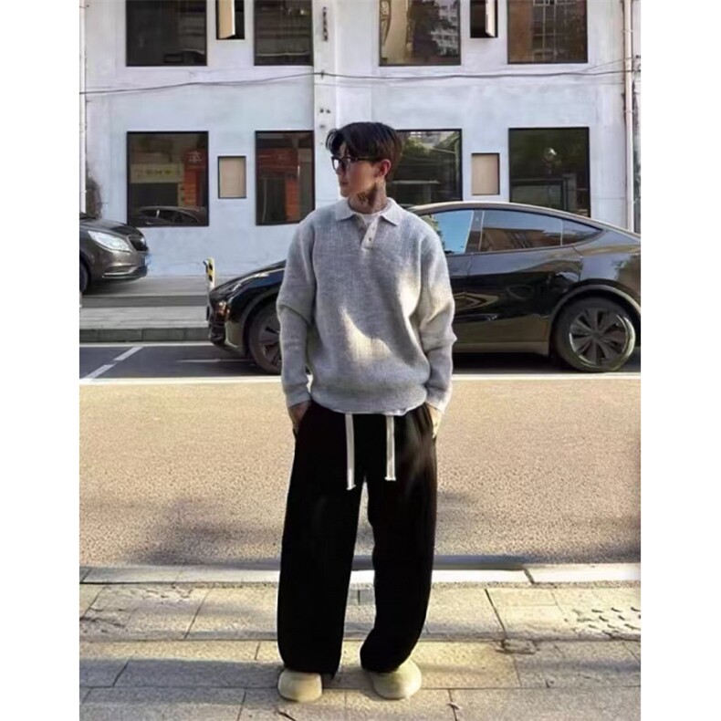 网图慎用B216MY5156P652025秋冬男POLO领针织衫毛衣,男装针织衫/毛衣,电商B216（原B302）