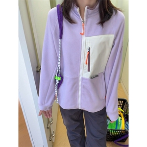 高品 户外情侣冲锋衣内胆软壳卫衣摇粒绒登山抓绒衣男女A1163-P78图片