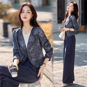 2025秋装新款简约时尚复古休闲两件套，女装套装/套裙，芭米依尚