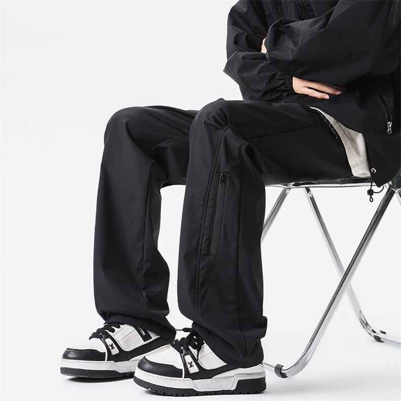 春秋季高个子冲锋裤男户外登山裤子115CM直筒美式188工装KZ019P50,男装休闲裤,电商B312