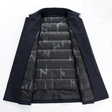 CK72069钱塘2020-2中年男士冬季厚款商务休闲百搭羽绒服P245，男装羽绒服，钱塘207-2