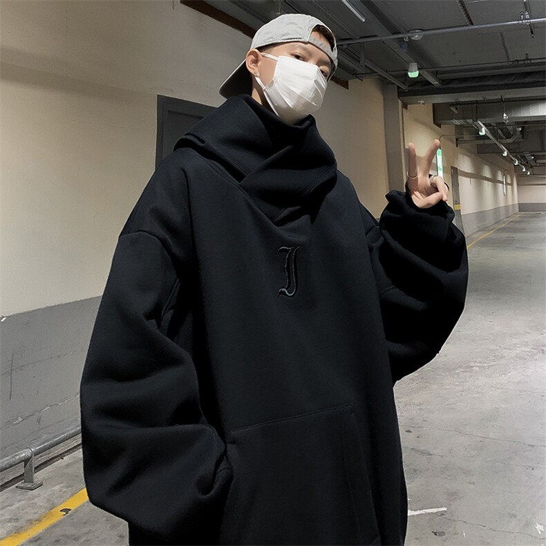 美式高街卫衣男女字母刺绣连帽2024冬季ins外套WB366-P41,男装卫衣,星座412-3