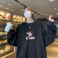 特P25控48秋冬新款男士圆领卫衣宽松休闲日常百搭上衣WQ2437，男装卫衣，电商B370